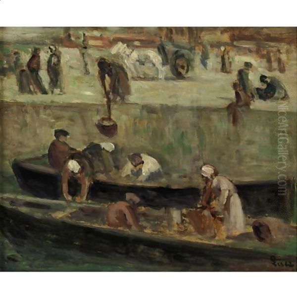La Seine, Les Lavandieres - view 1