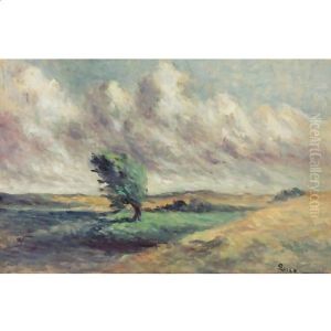 Paysage Aux Environs De Rolleboise by Maximilien Luce