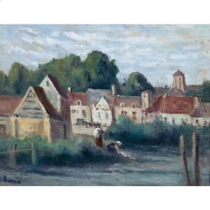 Bessy, Le Village Au Bord De L'Eau by Maximilien Luce