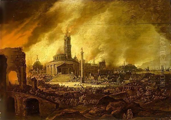 Aeneas Escaping From The Siege Of Troy - view 1