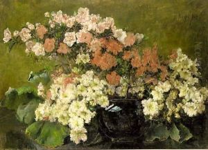 A Still Life With Azalea by Berthe Art