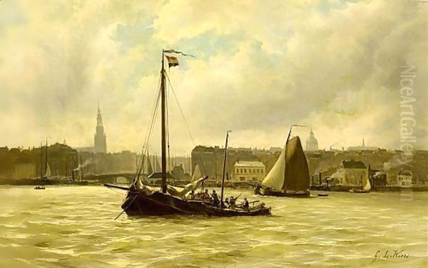 Shipping On The Ij, Amsterdam - view 1