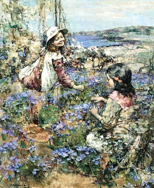 Girls Among The Violets - view 1