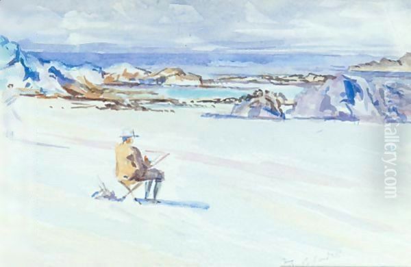 Self Portrait On Iona - view 1