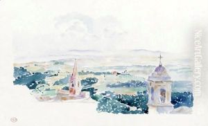 Perouse, La Terrasse by Henri Edmond Cross