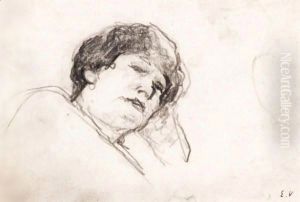 Lucy Hessel, Study For At Rest by Jean-Edouard Vuillard