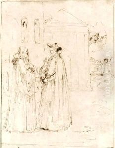A Scene From The Life Of St. Philip Neri Agostino Ghettini by Guido Reni