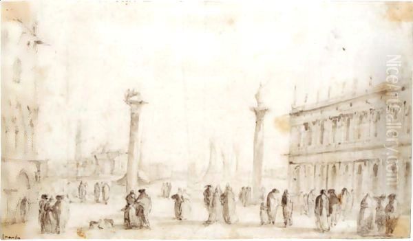 View Of The Piazzetta, Looking Towards San Giorgio Maggiore, Venice - view 1