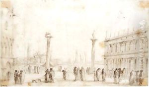 View Of The Piazzetta, Looking Towards San Giorgio Maggiore, Venice by Francesco Guardi