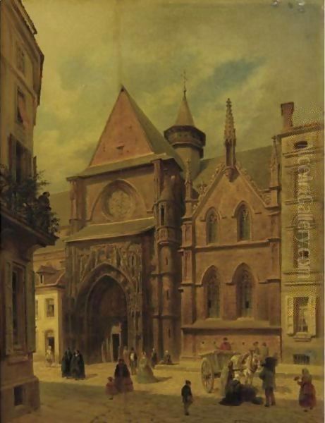View Of A Town Square - view 1