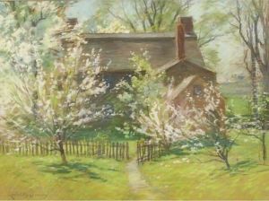 A Cottage In Spring by John Appleton Brown