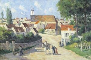 Guernes, La Rue De Village