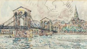 Le Pont De Bourg-Saint Andeol by Paul Signac