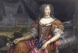 Portrait Of A Lady Said To Be Madame De Montespan by Mignard, Pierre II