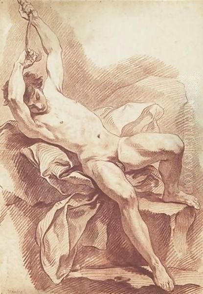 Study Of A Male Nude - view 1