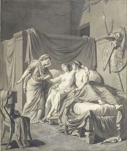 Classical Scene by Simon-Louis Boizot
