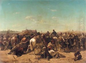 Ottoman Encampment by Adolf Schreyer