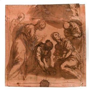 Il Ritrovamento Di Mose by Palma Vecchio (Jacopo Negretti)