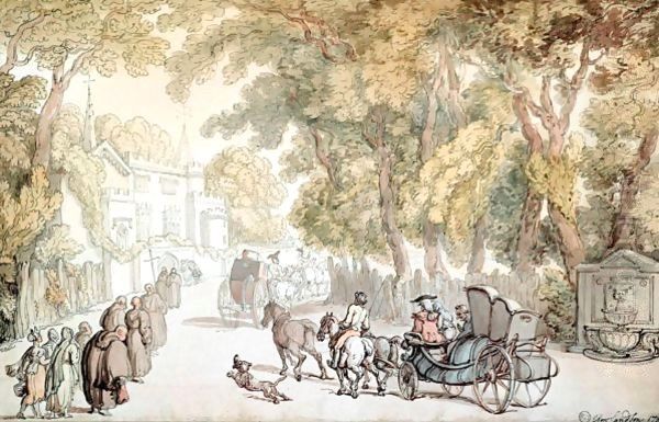 A Country Procession - view 1