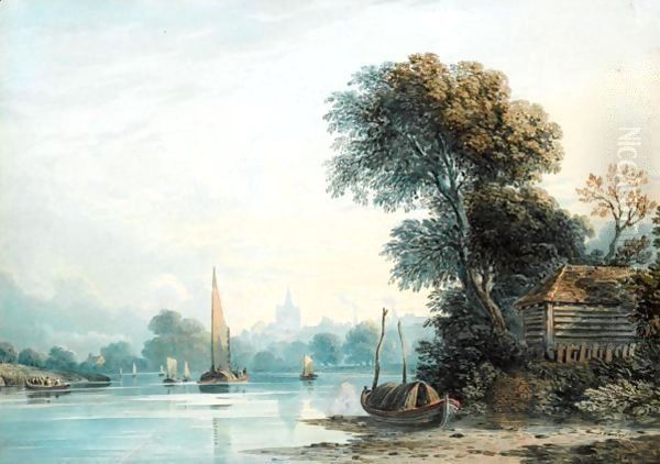 On The Thames, Chiswick - view 1