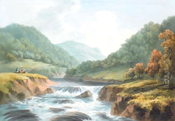 On The Rheidol, Cardiganshire - view 1