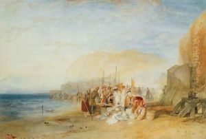 Hastings Fish Market On The Sands, Early Morning