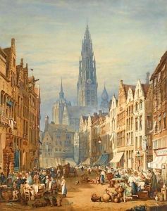 Market Day, Antwerp