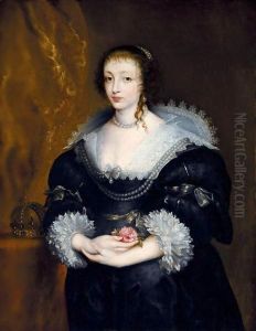 Portrait Of Queen Henrietta Maria