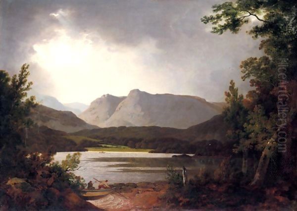View Of Lake Windemere With Langdale Pikes - view 1