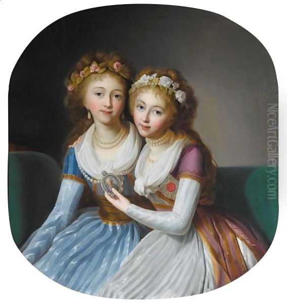 Portrait Of Alexandra Pavlova, Grand Duchess Of Russia (1783 -1801)and Elena Pavlovna, Grand Duchess Of Russia (1784-1803) - view 1