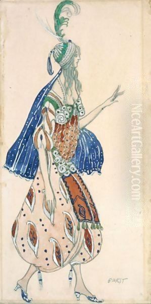 Costume Design From A Production Of Scheherezade - view 1