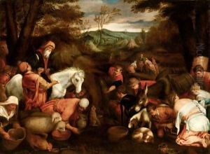 Gli Israeliti Bevono L'Acqua Miracolosa