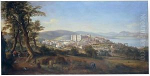 Veduta Di Bracciano, Del Lago E Del Palazzo Odescalchi