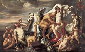 Neptune And Amphitrite by Jacob Jordaens