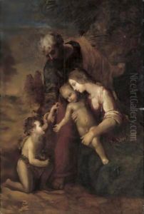 The Holy Family With The Infant St. John The Baptist