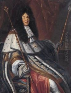 Portrait Of Louis XIV by Henri Testelin