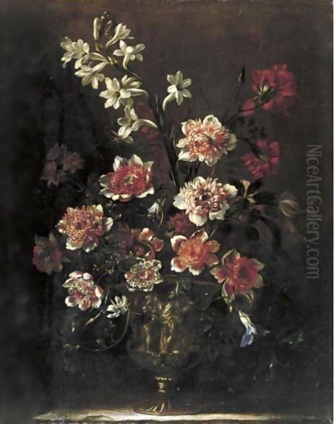 Still Life Of Flowers In A Vase - view 1