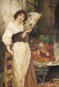 Cooling Down At The Fruit Market by Oliver Rhys