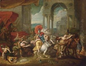The Rape Of The Sabine Women by Simon de Vos