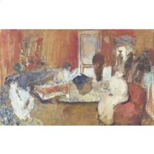Dans La Chambre Rouge by Jean-Edouard Vuillard