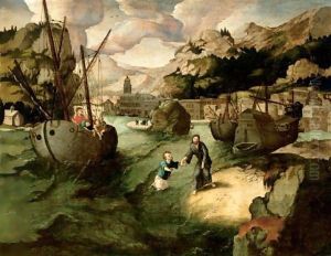 Christ's Calling To Saint Peter by Herri met de Bles