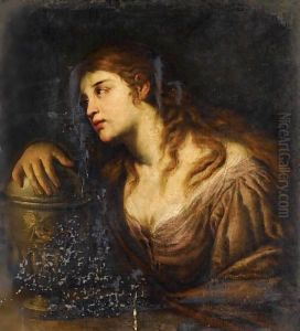 The Penitent Magdalene by Andrea Vaccaro