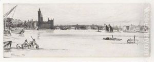 Old Westminster Bridge by James Abbott McNeill Whistler