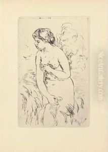 20th Century Baigneuse Debout, A Mi-Jambes by Pierre Auguste Renoir
