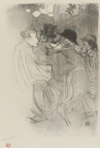 Au Moulin Rouge, Un Rude by Henri De Toulouse-Lautrec
