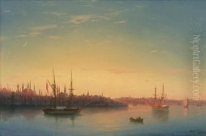 The Golden Horn, Constantinople, Moonlight