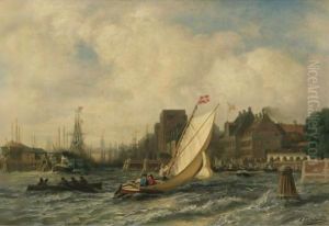 Copenhagen Harbor by Aleksei Petrovich Bogolyubov
