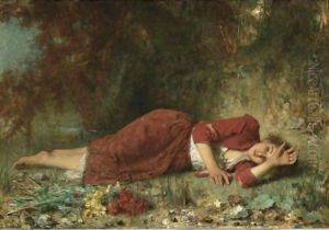 Peasant Girl Reclining Peasant Girl Reclining
