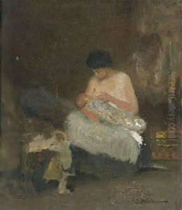 Maternite, Ninie by Ivan Pavlovich Pokhitonov