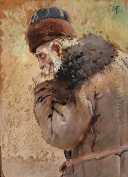 Study Of An Old Man - view 1